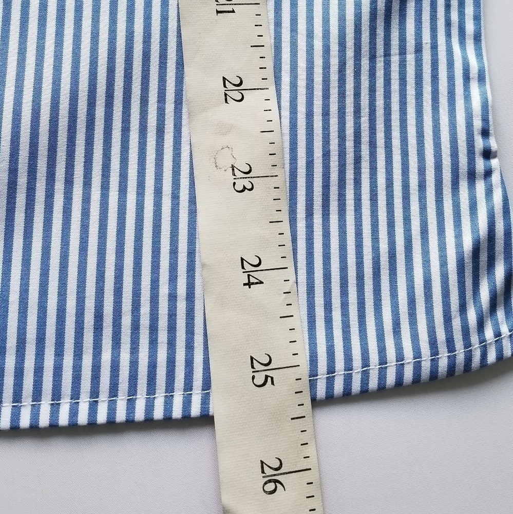 𝅺NEW! J CREW FACTORY Striped Embroidered Top 0. - Picture 7 of 8